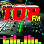 Logo da emissora Rádio Top 103.1 FM