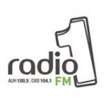 Logo da emissora Radio 1 104.1 FM