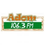 Logo da emissora Radio Adom 106.3 FM