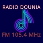 Logo da emissora Radio Dounia 105.4 FM