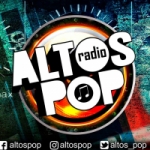 Logo da emissora Rádio Altos Pop