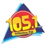 Logo da emissora Rádio Atlântico 105.1 FM