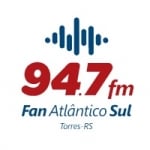 Logo da emissora Rádio Fan Atlântico Sul 94.7 FM