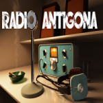 Logo da emissora Rádio Antigona