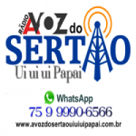 Logo da emissora Rádio A Voz do Sertão Uiuiui Papai