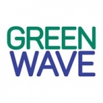 Logo da emissora Radio Green Wave 106.5 FM