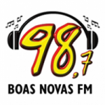 Logo da emissora Rádio Boas Novas 98.7 FM