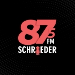 Logo da emissora Rádio Schroeder 87.5 FM