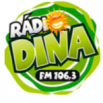 Logo da emissora Rádio Dina 106.3 FM