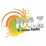 Logo da emissora Rádio 100.7 FM