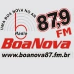 Logo da emissora RÃ¡dio Boa Nova 87.9 FM