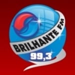 Logo da emissora Rádio Brilhante 99.3 FM