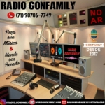 Logo da emissora Rádio Gonfamily