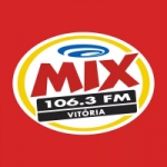 Logo da emissora Rádio Mix 106.3 FM