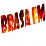 Logo da emissora Rádio Brasa FM