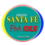 Logo da emissora Rádio Santa Fé FM