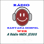 Logo da emissora Rádio Santana Gospel