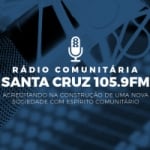 Logo da emissora Rádio Comunitária Santa Cruz 105.9 FM