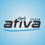 Logo da emissora Rádio Estação Ativa 87.9 FM