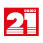 Logo da emissora Radio 21 104.9 FM