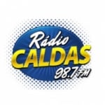 Logo da emissora Rádio Caldas 98.7 FM