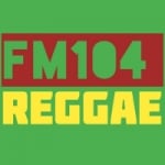 Logo da emissora Rádio FM 104 Reggae