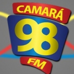 Logo da emissora Rádio Camará 98.5 FM