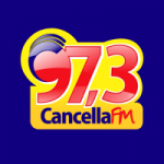 Logo da emissora Rádio Cancella 97.3 FM