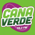 Logo da emissora Rádio Cana Verde 98.3 FM