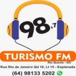 Logo da emissora Rádio Turismo 98.7 FM