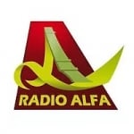 Logo da emissora Rádio Alfa