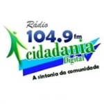 Logo da emissora Rádio Cidadania 104.9 FM