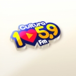 Logo da emissora Rádio Cultura 105.9 FM