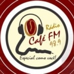 Logo da emissora Radio Café 98.9 FM