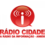 Logo da emissora Rádio Cidade 850 AM