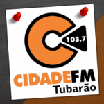 Logo da emissora Rádio Cidade 103.7 FM