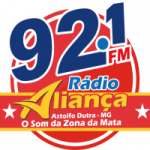 Logo da emissora Rádio Aliança 92.1 FM