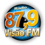 Logo da emissora Rádio Visão FM Leopoldo De Bulhões