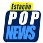 Logo da emissora Rádio Estação Pop News