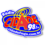 Logo da emissora Rádio Cidade 98.1 FM