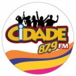 Logo da emissora Rádio Cidade 87.9 FM