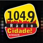 Logo da emissora Rádio Cidade 104.9 FM