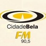 Logo da emissora Rádio Cidade Bela 90.5 FM