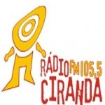 Logo da emissora Rádio Ciranda 105.5 FM