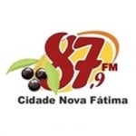 Logo da emissora Rádio Cidade Nova Fátima 87.9 FM