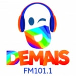 Logo da emissora Rádio Demais 101.1 FM