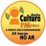 Logo da emissora Rádio Cultura 104.3 FM