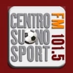 Logo da emissora Centro Suono Sport 101.5 FM