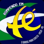 Logo da emissora Rádio Rompendo em Fé