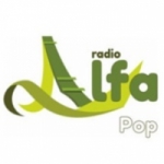 Logo da emissora Radio Alfa Pop